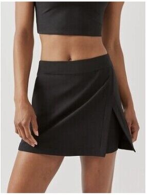 Outdoor Voices Black Athletic Skort Built-In Shorts Tennis Golf Skirt Size S